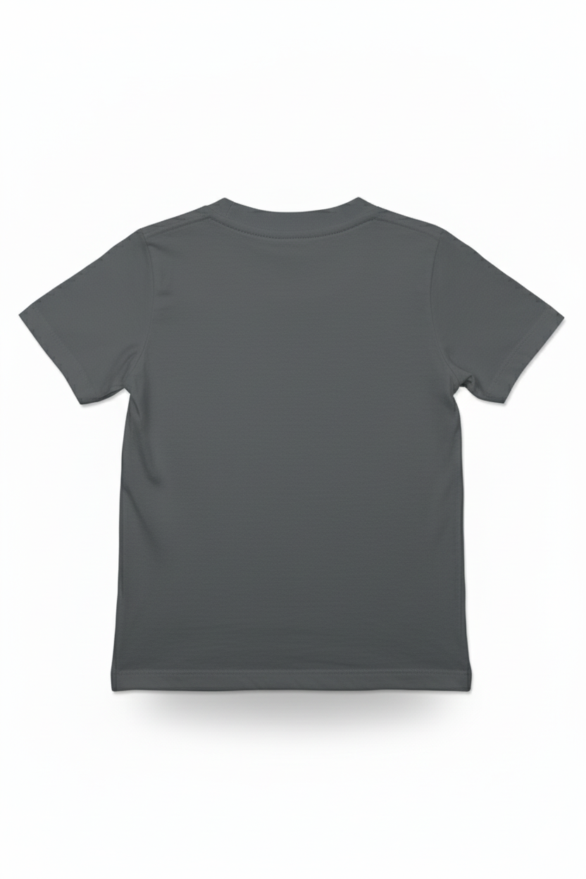 Unisex Regular Antrasit Çocuk T-Shirt