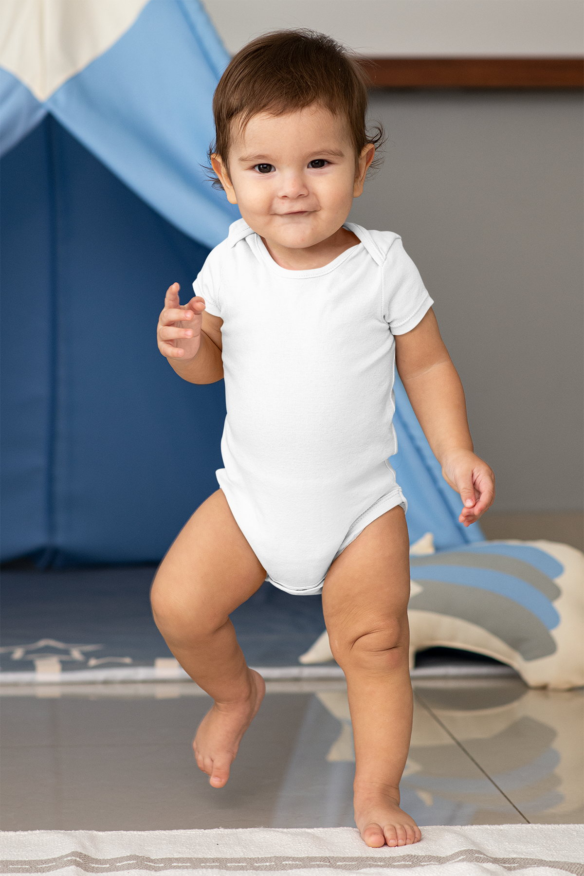 Unisex Beyaz Bebek Body