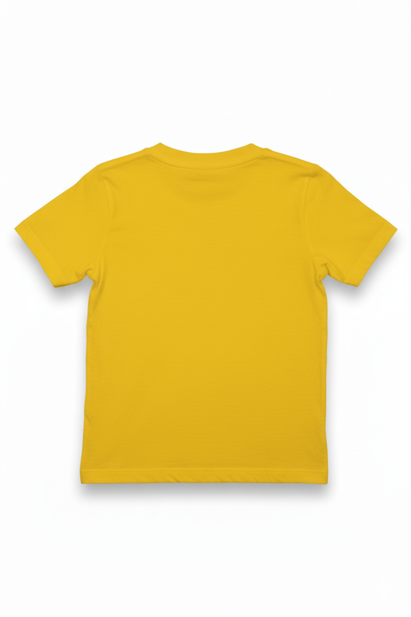 Unisex Regular Sarı Çocuk T-Shirt