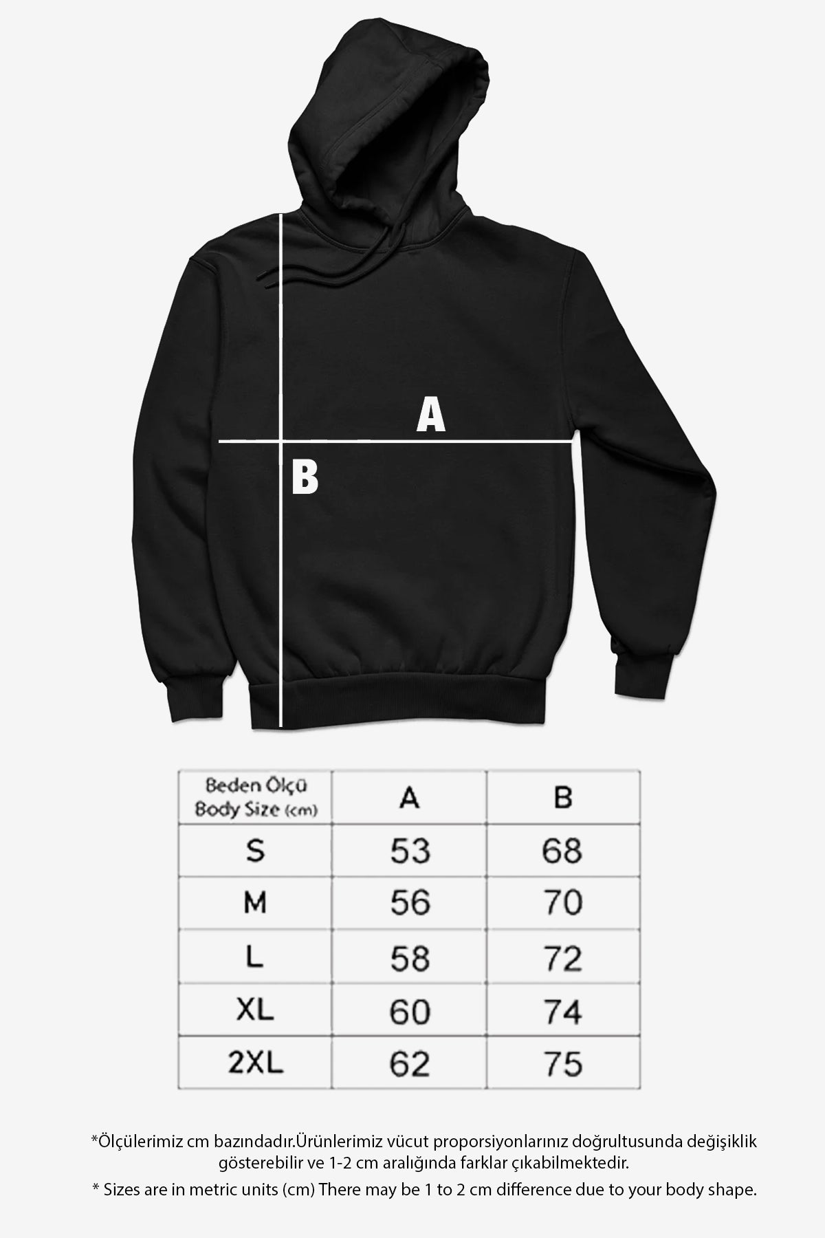 Unisex Regular Kapşonlu Hoodie