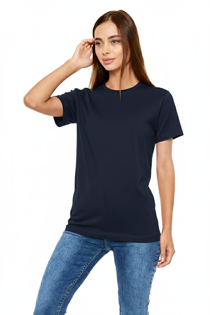 Unisex Regular Lacivert T-Shirt