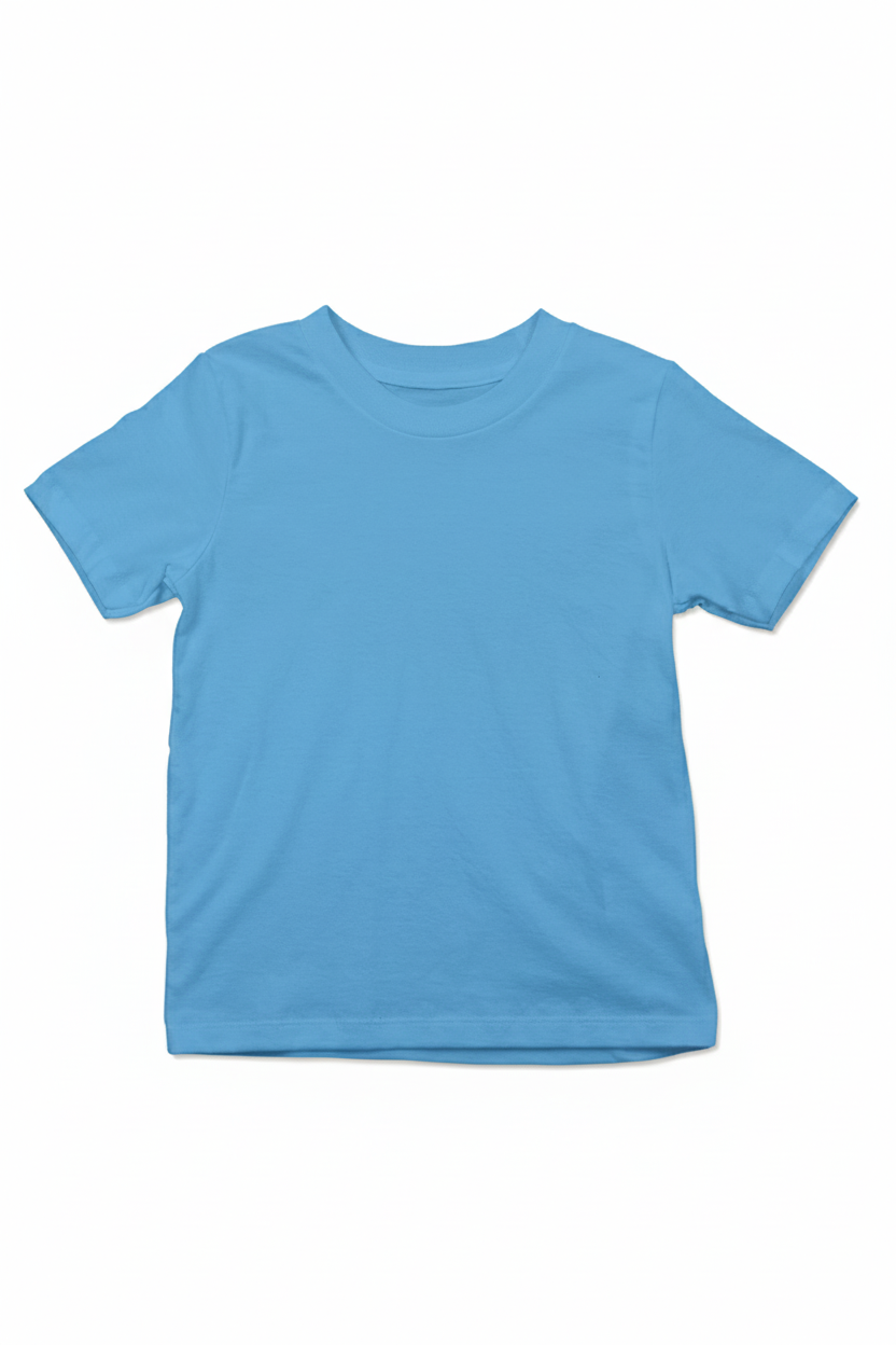 Unisex Regular Turkuaz Çocuk T-Shirt