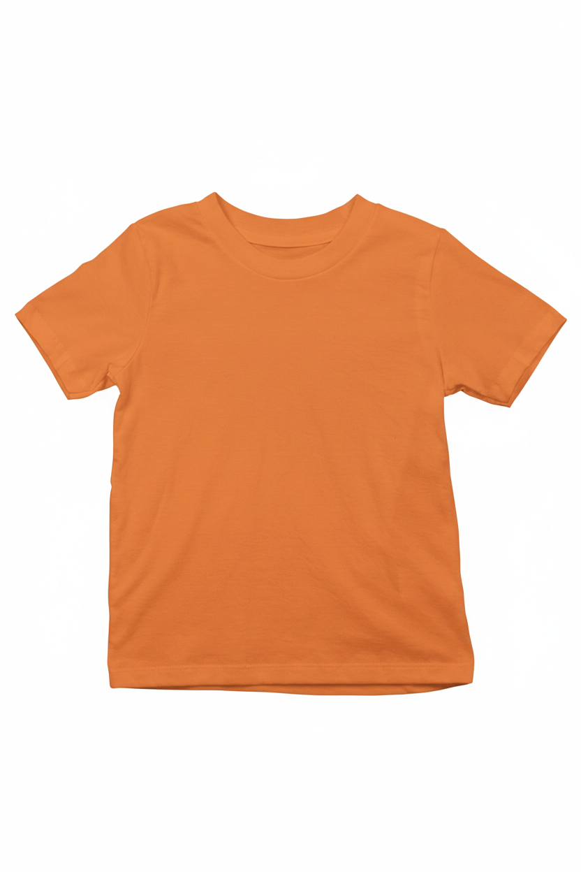 Unisex Regular Turuncu Çocuk T-Shirt