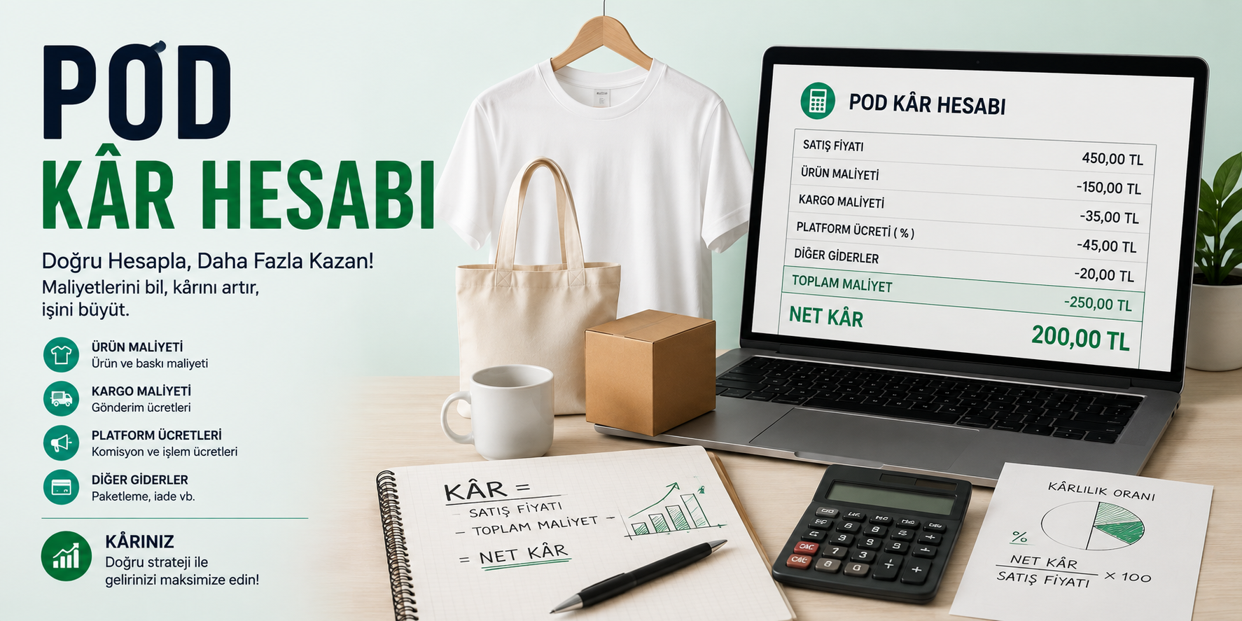 POD kâr hesabı